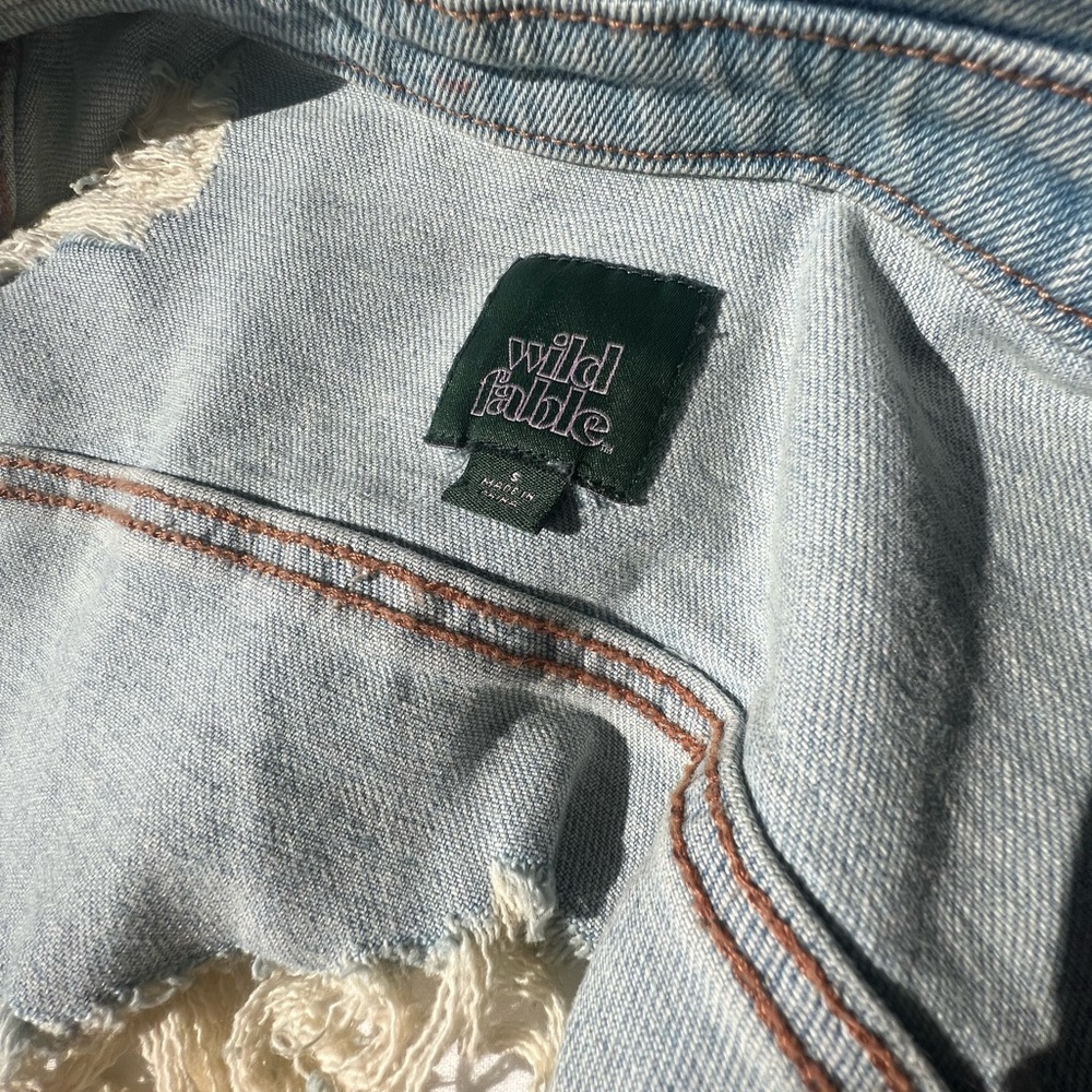 Distressed Jean Jacket - Picture 7 of 7